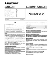 Blaupunkt Augsburg CR 24 Instrucciones De Montaje