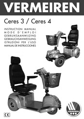 Vermeiren Ceres 3 Manual De Instrucciones