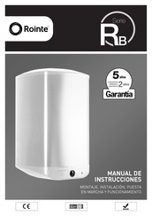 Rointe RB-Serie Manual De Instrucciones