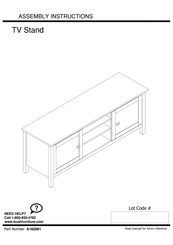 BUSH FURNITURE A182981 Manual De Instrucciones