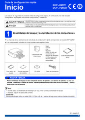 Brother Inicio DCP-J525W Guía De Configuración Rápida