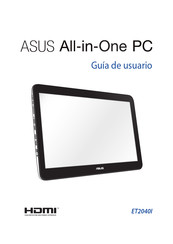 Asus ET2040I Guía De Usuario