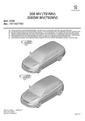 PEUGEOT T91MV Instrucciones De Montaje