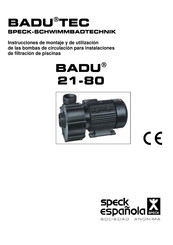 Speck BADU TEC 21-80/34 G Instrucciones De Montaje