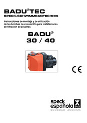 Speck BADU 40/25G Instrucciones De Montaje