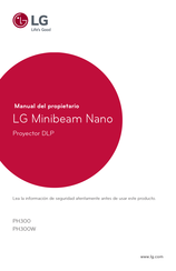 LG Minibeam Nano PH300W Manual Del Propietário