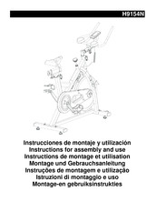 BH FITNESS H9154N Instrucciones De Montaje Y Utilización