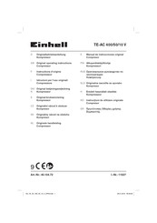 EINHELL TE-AC 400/50/10 V Manual De Instrucciones Original