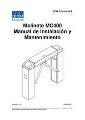 DCM SOLUTION Molinete MC400 Manual De Instalación Y Mantenimiento