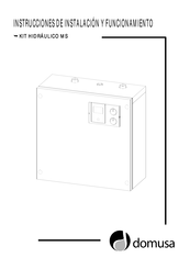 DOMUSA MS Serie Instrucciones De Instalación Y Funcionamiento