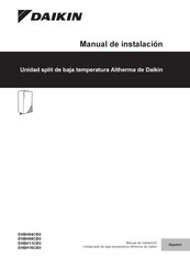 Daikin EHBH11CBV Manual De Instalación