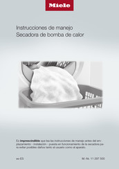 Miele TDD 420 WP Series 120 Instrucciones De Manejo