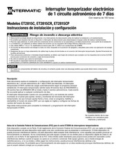 Intermatic ET2815CR Instrucciones De Instalación Y Configuración