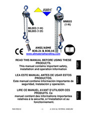 AMH ML005 Manual Del Usuario