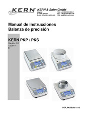 KERN PKS 200-3 Manual De Instrucciones