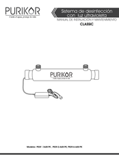 PURIKOR CLASSIC PKUV-2-AAV-PK Manual De Instalación Y Mantenimiento