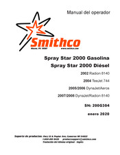 Smithco Spray Star 2000 Gasolina Manual Del Operador