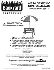 Backyard Discovery 65614 Manual Del Usuario