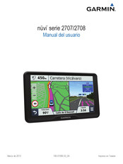 Garmin nüvi 2708 Serie Manual Del Usuario