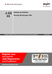 EWM Picomig 355 Synergic TKM Manual De Instrucciones