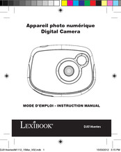 LEXIBOOK DJ014 Serie Manual Del Usuario