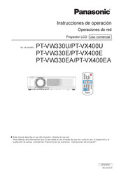 Panasonic PT-VW330U Instrucciones De Operación