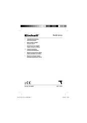 EINHELL TH-CD 12-2 Li Manual De Instrucciones