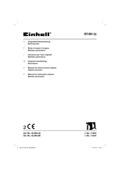 EINHELL RT-RH 32 Manual De Instrucciones