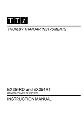 TTI EX354RD Manual De Instrucciones