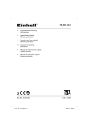 EINHELL TE-RH 38 E Manual De Instrucciones