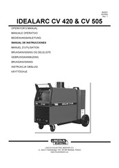 Lincoln Electric CV 505 Manual De Instrucciones