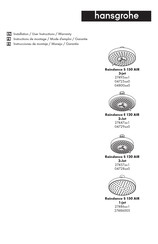 Hansgrohe Raindance S 120 AIR 3-Jet 27457 1 Serie Instrucciones De Montaje / Manejo / Garantía