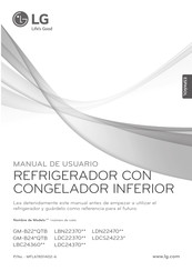 LG LDCS24223 Serie Manual De Usuario