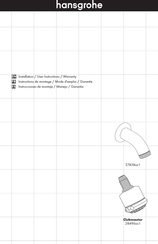 Hansgrohe Clubmaster 28496 1 Serie Instrucciones De Montaje / Manejo / Garantía