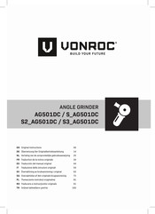 VONROC AG501DC Traducción Del Manual Original