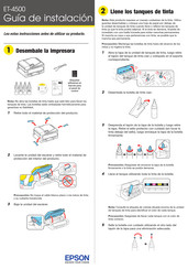 Epson ET-4500 Guia De Instalacion