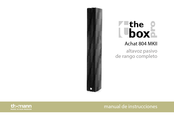 thomann The box pro Achat 804 MKII Manual De Instrucciones