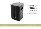 thomann The box pro Achat 108 CX Manual De Instrucciones