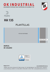 OK INDUSTRIAL HA 135 Manual De Usuario