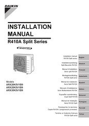 Daikin ARX25K5V1B9 Manual De Instalación