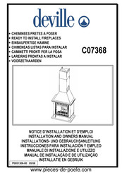 deville C07368 Instrucciones Para Instalación Y Empleo