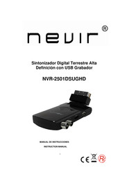 Nevir NVR-2501DSUGHD Manual De Instrucciones