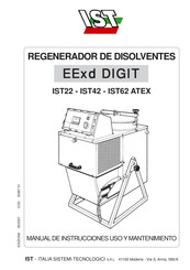 IST EExd DIGIT IST22 ATEX Manual De Instrucciones, Uso Y Mantenimiento