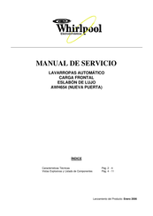 Whirlpool AWH654 Manual De Servicio