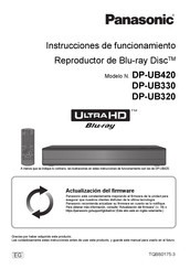 Panasonic DP-UB330 Instrucciones De Funcionamiento