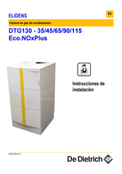 De Dietrich ELIDENS DTG130-35 Eco.NOxPlus Instrucciones De Instalación