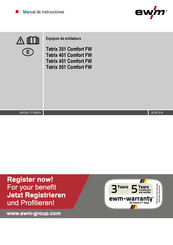 EWM Tetrix 351 Comfort FW Manual De Instrucciones