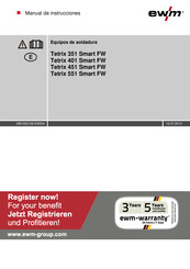 EWM Tetrix 451 Smart FW Manual De Instrucciones