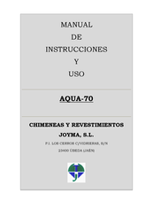 Joyma AQUA-70 Manual De Instrucciones Y Uso