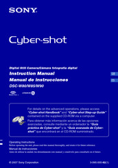 Sony Cyber-shot DSC-W80 Manual De Instrucciones